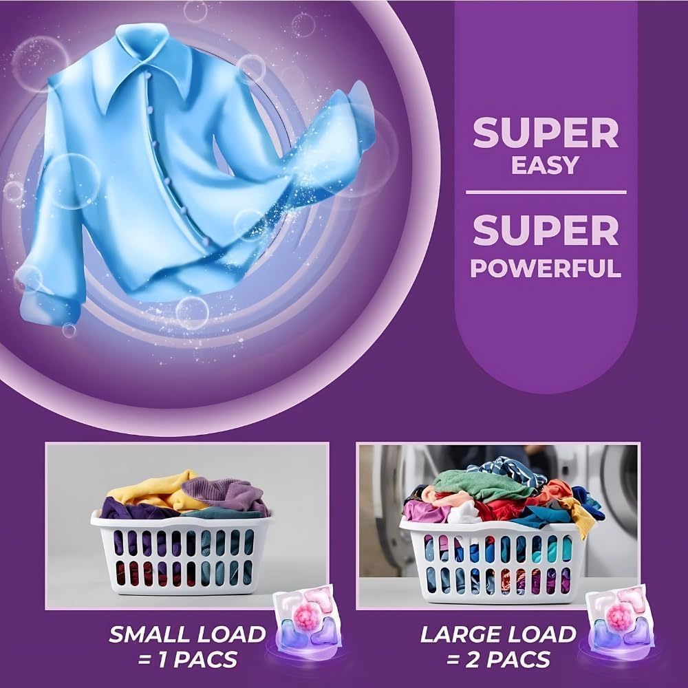 Multi-purpose Strong Decontamination Detergent Clothe Washing Pods (Pack of 10)